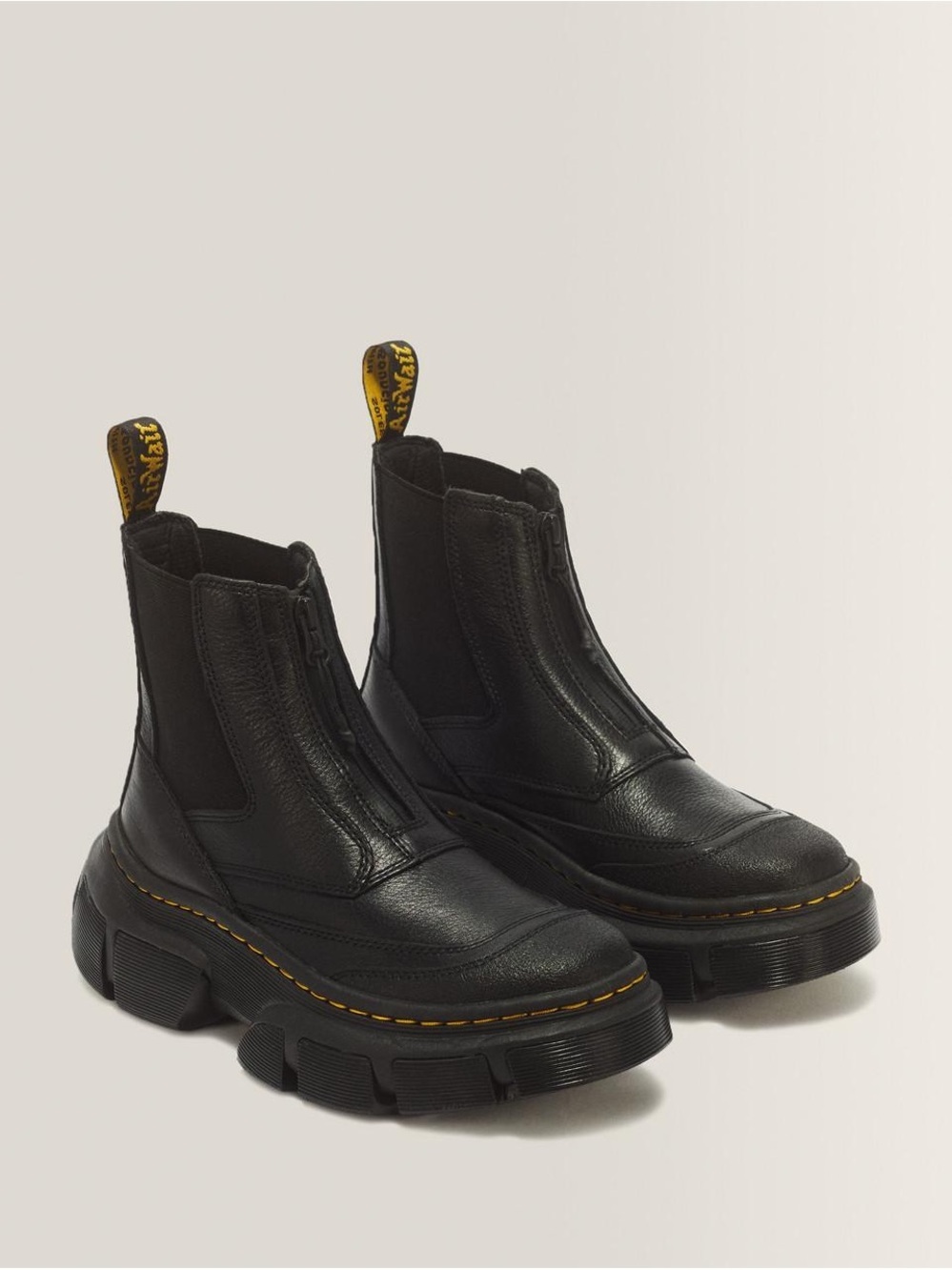 Dr. Martens DMXL ZIP CHELSEA LEATHER BOOTS